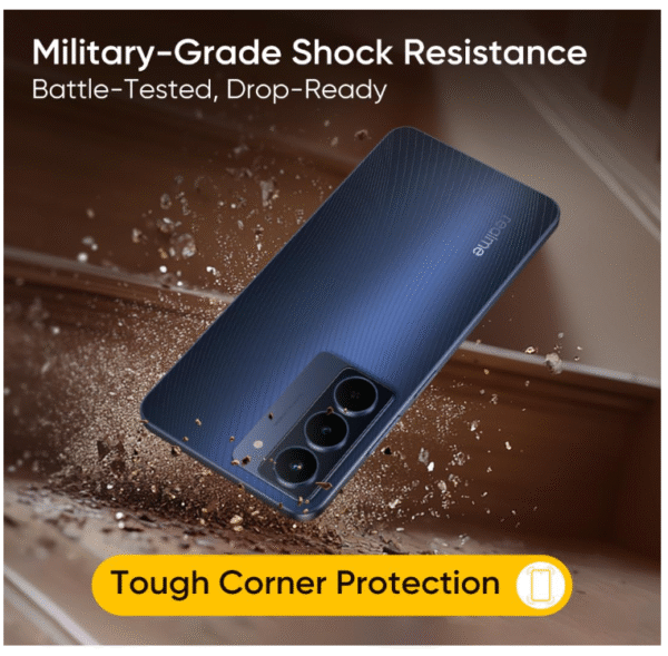 realme NARZO 80x 5G (Sunlit Gold,6GB+128GB) | Dimensity 6400 5G Chipset | 6000mAh Long-Lasting Battery | 45W Fast Charge | 120Hz Eye Comfort Display | IP69 Top-Tier Waterproof - Image 9