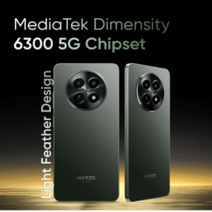 realme NARZO N65 5G (Deep Green 6GB RAM, 128GB Storage) India’s 1st D6300 5G Chipset | Ultra Slim Design | 120Hz Eye Comfort Display | 50MP AI Camera|
