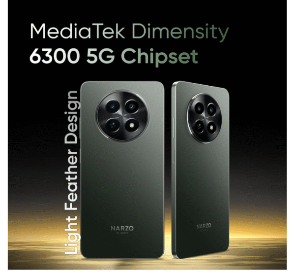 realme NARZO N65 5G (Deep Green 6GB RAM, 128GB Storage) India's 1st D6300 5G Chipset | Ultra Slim Design | 120Hz Eye Comfort Display | 50MP AI Camera| - Image 2