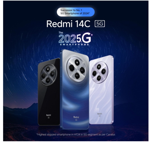 Redmi 14C 5G (Stardust Purple, 6GB RAM, 128GB Storage) | Superfast 4nm Snapdragon 4 Gen 2 | 120Hz 17.47cm (6.88”) Display | 5160mAh Battery | 50MP Dual Camera | - Image 2