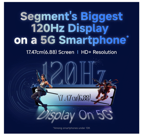 Redmi 14C 5G (Stardust Purple, 6GB RAM, 128GB Storage) | Superfast 4nm Snapdragon 4 Gen 2 | 120Hz 17.47cm (6.88”) Display | 5160mAh Battery | 50MP Dual Camera | - Image 4