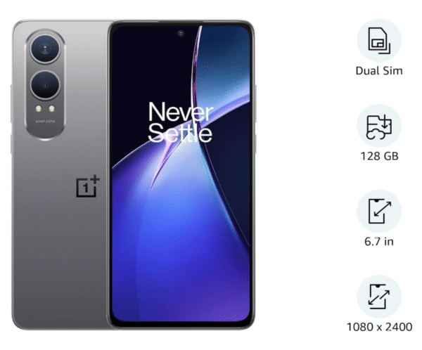 OnePlus Nord CE4 Lite 5G (Super Silver, 8GB RAM, 128GB Storage) - Image 3